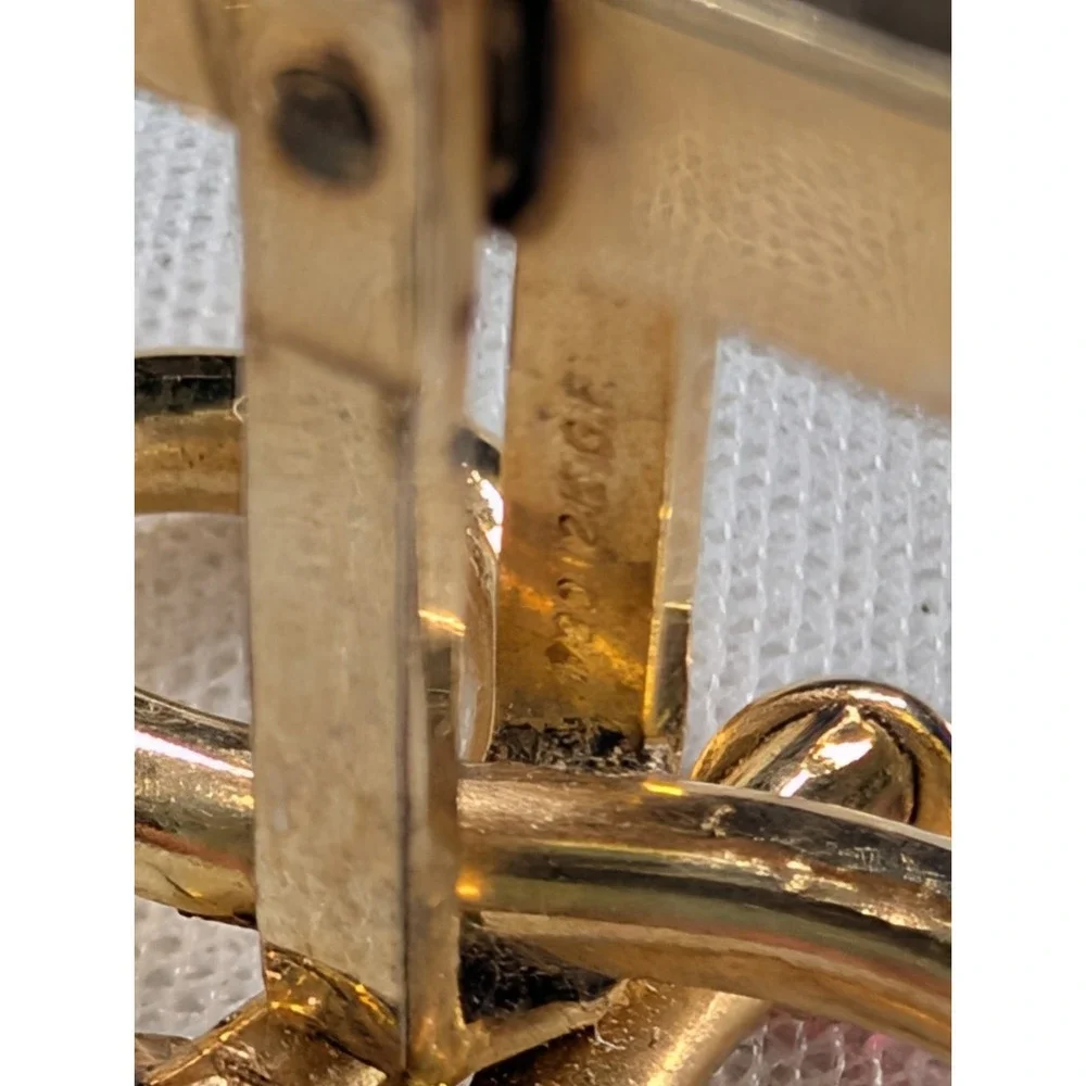 Vintage Cufflinks Lot 2 Pairs 1/20 12K Gold Filled & Square Cufflinks